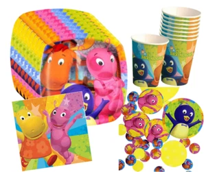 BACKYARDIGANS PACCHETTO FESTA COMPLEANNO (1) set lotti buon compleanno bambini cartone animato - Foto 1 di 3