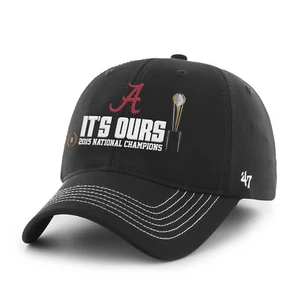 Gorra de tela de rendimiento de los campeones nacionales 2015 NCAA Alabama Crimson Tide para '47 - Imagen 1 de 2