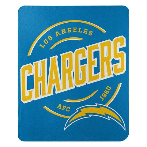 Los Angeles Chargers NFL Northwest 50"x60" Campaign Soft Fleece Throw Blanket Cover