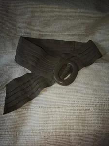 Whistles Grey Taupe Soft Leather Belt Medium Size - Picture 1 of 5