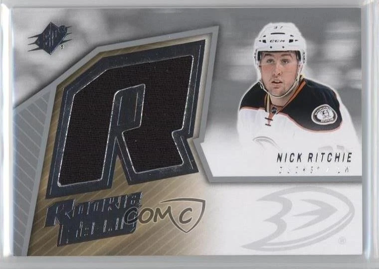2015-16 SPx 2005-06 Retro Rookie Fabrics Nick Ritchie #SPXR-NR RC - Image 1 of 2