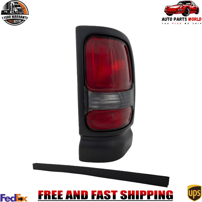 Lámpara de luz trasera para Dodge Ram 1500 1994-2001 1994-2002 Ram 2500 lado del pasajero Foto 1 de 1