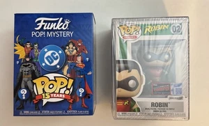 Metallic Robin Mystery Box Funko Pop #02 LE 1000 NYCC 2025 Exclusive Con Sticker - Picture 1 of 7