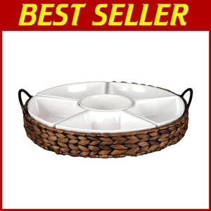 Gold Serving Tray Set: 7-Piece Platters for Parties - Picture 1 of 11