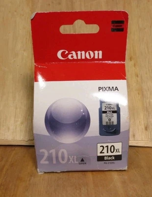 Nuevo cartucho de impresión de tinta negra original Canon Pixma PG-210XL sellado nuevo en caja Foto 1 de 4