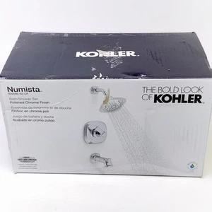 Neu KOHLER Numista Wandmontage Wannen- und Duscharmatur Chrom OPEN BOX OHNE VENTIL - Bild 1 von 9