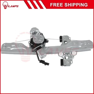 Fits 2013-2018 Cadillac ATS Rear Driver Side Power Window Regulator with Motor - Picture 1 of 6