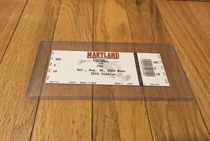 MALIK WASHINGTON MARYLAND TERPS 1ST NCAA GAME FOOTBALL TICKET STUB 8/30/2005 - Picture 1 of 3