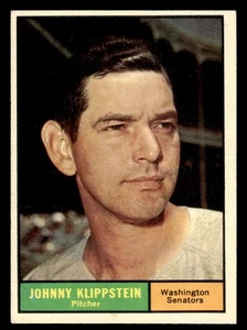 1961 Topps #539 Johnny Klippstein BASEBALL Washington Senators - Picture 1 of 2