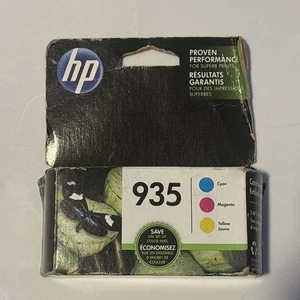 NEW Genuine HP 935 Cyan Magenta Yellow N9H65FN Ink Cartridges OEM Exp 01/2018 - Picture 1 of 2