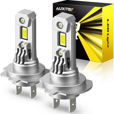 H7 LED Headlight Bulb Kit Beam High/Low Super 6500K Bright White CAR Q16 2~10X - Image 1 of 4