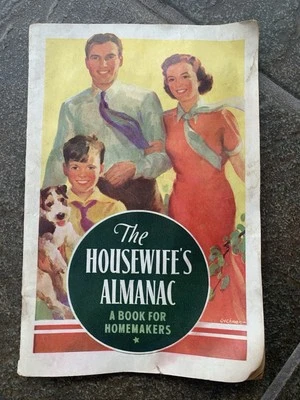 1938 - The Housewife's Almanac A Book for Homemakers  Vintage Antique Find!! - Image 1 of 4