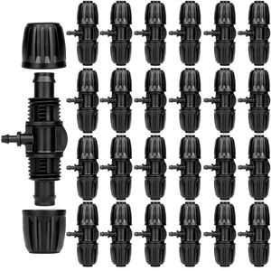 1/2 Bis 1/4 Tropfbewässerungsarmaturen, 25er-Packung T-Stück mit Widerhaken5622 - Bild 1 von 7
