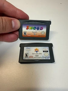 GBA Spiele Lot Snood & Salt Lake Olympia 2002 getestet Nintendo Game Boy Advance - Bild 1 von 2