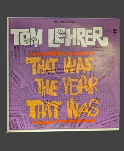 1968 Tom Lehrer "That Was The Year That Was" 33 1/3 RPM 12" Record - Picture 1 of 2