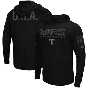Herren Colosseum schwarz Tennessee Volunteers OHT Militär Wertschätzung Hoodie lang - Bild 1 von 4