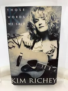 Kim Richey Those Words We Said (Cassette Single) - Picture 1 of 2