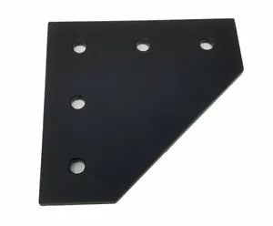 Schwarz 90° Plattenhalterung für 3030 Extrusion - Bild 1 von 1