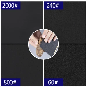 WET AND DRY SANDPAPER Sand Paper 60 - 2000 GRIT Silicon Carbide 140mm x 210mm - Picture 1 of 2