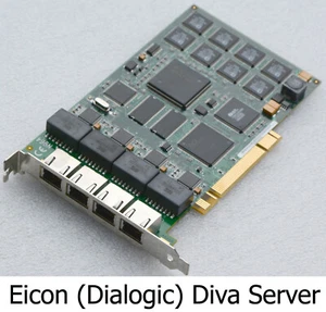 Eicon Dialogic 810-493-01 PCI 4BRI-8 Version 2 Isdn Adapter Isdn Card V276 - Picture 1 of 1