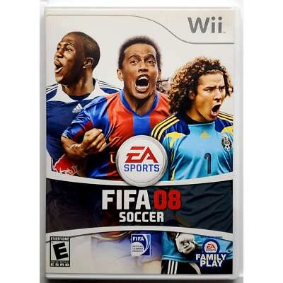 FIFA 08 - Nintendo Wii Prístino Auténtico Probado Juego 180 Días Garantía Foto 1 de 4
