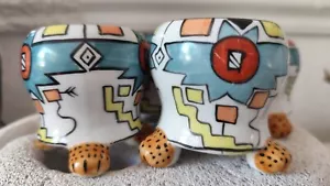 Villeroy & Boch Wonderful World Timbuktu 7 Egg Cups - Picture 1 of 5