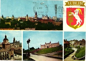 Postal continental vintage publicada 23 de octubre de 1975 LUBLIN - Imagen 1 de 2