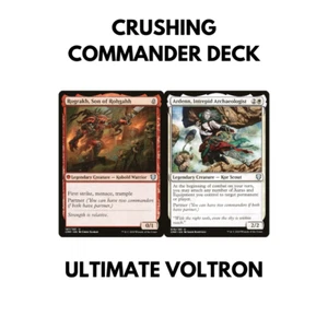 CRUSHING Rograkh and Ardenn Partners MTG EDH Commander Deck - Voltron Steamroll! - Picture 1 of 12