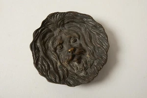 Massive Bronze Shaggy Hund Münze Schlüsseltablett (A4L) Schäferhund Bearded Collie Terrier 4,25" - Bild 1 von 7
