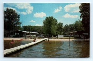 Postcard MI Prudenville Gas Lite Manor Photo View Vtg N4 - Picture 1 of 2