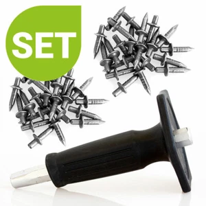 Fixpin 4x18 mm mit Setzeisen SET Betonnägel 600 Stück Fix Pin - Bild 1 von 3