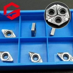 10pcs DCGT070208-AK DCGT21.52 Cutting Carbide Lathe Insert for Aluminium DCGT07 - Picture 1 of 5