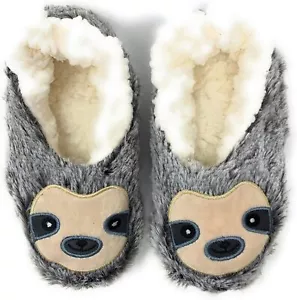 Kids Funny Animal Slippers, Novelty Fluffy Sherpa Indoor House Shoes for Girls & - Picture 1 of 1