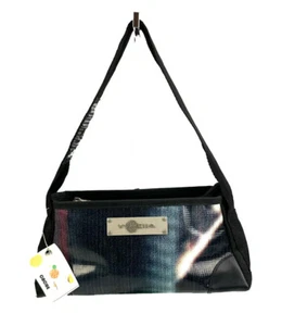 Vy and Elle Handbag Recycled Billboards Multicolor Shoulder Bag Retro Purse New - Picture 1 of 15