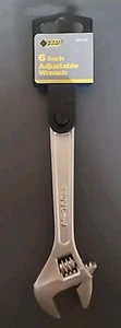 Steel Grip Adjustable Wrench 6 Inch Nickel Plated Forged Carbon Steel  - Picture 1 of 1