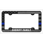 Sheriff Family Novelty Metal License Plate Frame - DS