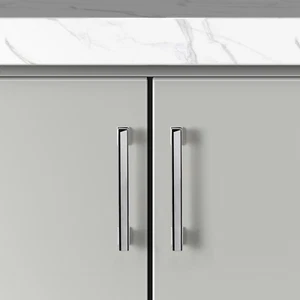 Sapphire SP-2891-51-128-CP Hexa Serie moderner Schrankgriff, 6" Chrom, 10 Stück - Bild 1 von 12