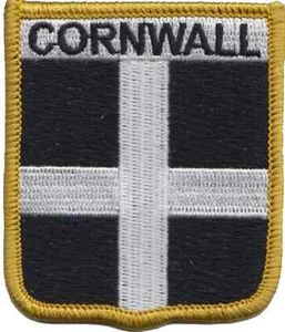 Cornwall County Flag Embroidered Patch - LAST FEW - Picture 1 of 3