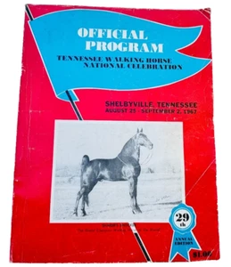 Shelbyville Tennessee 1967 Walking Horse Celebración Nacional Programa de Souvenir - Imagen 1 de 5