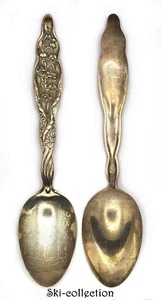 Superb Tourist Spoon - COURT HOUSE, DALLAS TEX. USA. Silver. 19th Century. - Picture 1 of 7