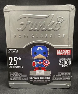 Funko Pop! Classics 25th Anniversary Marvel Captain American NYCC 2023 NEW - Picture 1 of 6