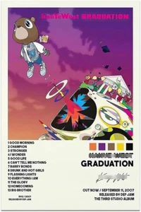 2024 Kanye West Music Album Poster Canvas Print - Picture 1 of 6