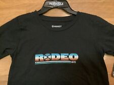 NEW WITH TAGS HOOEY BLACK RODEO SERAPE  T-SHIRT YOUTH SIZE MEDIUM 10 BOYS GIRLS