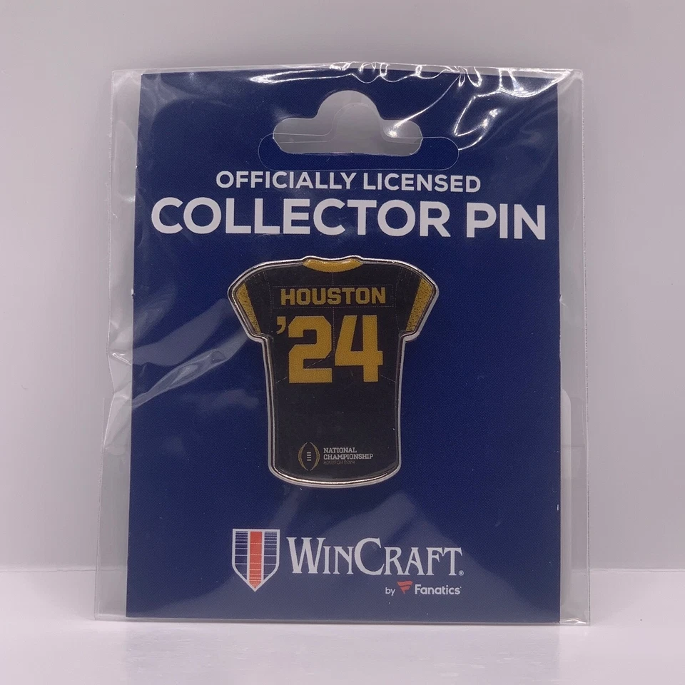 HOUSTON 2024 CFP National Championship Collector Pin MICHIGAN vs. WASHINGTON🔥 - Image 1 of 1
