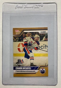 Adesivo 2024-25 Topps Now NHL Connor McDavid #178 - ORO 1/1 - Foto 1 di 2