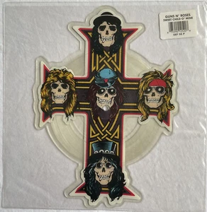 GUNS 'N' ROSES -Sweet Child O’ Mine- Rare UK Shaped Picture Disc (Vinyl Record) - Imagen 1 de 5