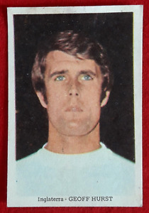1970 Mexico World Cup Geoff Hurst Card England Team Figuritas Crack Rare Issue