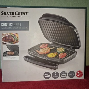 Kontaktgrill von SilverCrest / 1000 W Neu/OVP - Bild 1 von 5