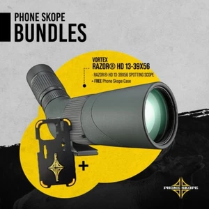 vortex razor Mini spotting scope 13-39 Angled Or Straight W/ Free Phone Skope - Picture 1 of 1
