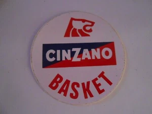adesivo sticker-BASKET CINZANO-cm.9,5x9,5-cs.17 - Picture 1 of 1